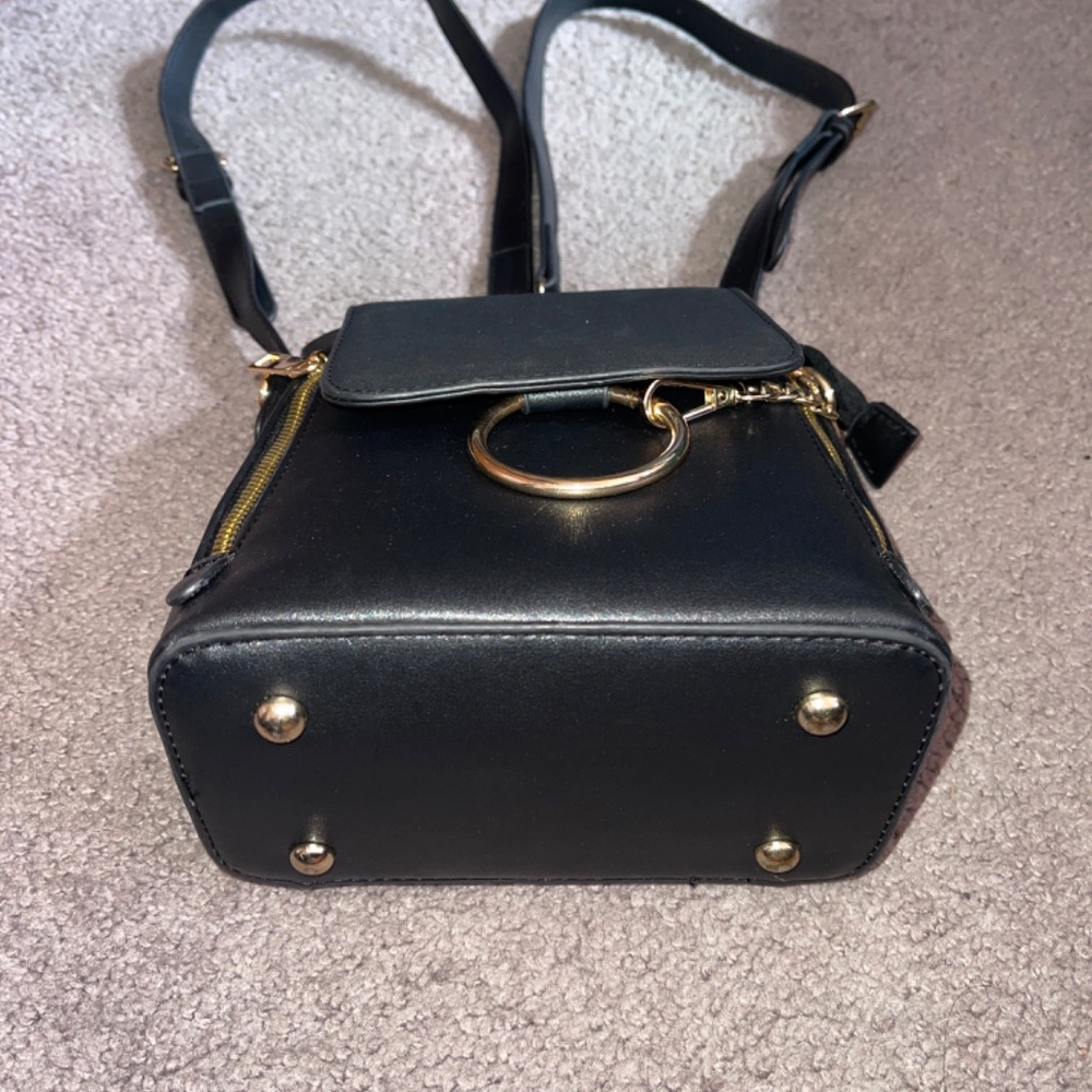 Small Black Stylish Backpack - image 2